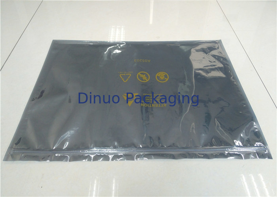 Kundengebundener Logo-Reißverschluss ESD, der die Taschen statisch geprüft für PWB/IC Verpacken abschirmt