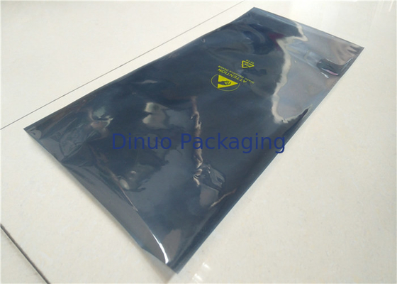 Kundengebundener Logo-Reißverschluss ESD, der die Taschen statisch geprüft für PWB/IC Verpacken abschirmt
