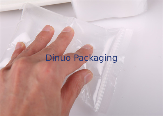 Wasserundurchlässiges klares PET mit Reißverschluss Plastiktaschen #100*160mm für das flüssige Verpacken