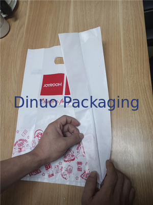 Biologisch abbaubare Gewohnheit Druckverpackentaschen-Kleidereinkaufstaschen 265x360mm