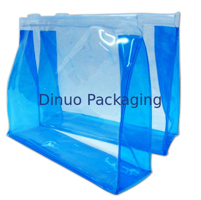 Kundenspezifisches klares PVCkosmetiktasche/-toilettenartikel PVC-Reise-Tasche mit Reißverschluss