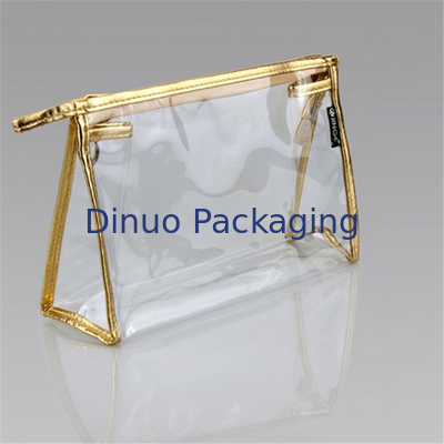 Kundenspezifisches klares PVCkosmetiktasche/-toilettenartikel PVC-Reise-Tasche mit Reißverschluss