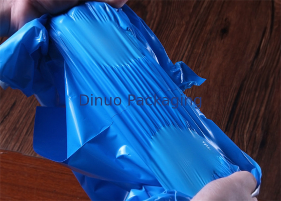 Blaue Mit-verdrängte Film-Werbung sackt Plastikumschläge für die feuchtigkeitsfeste Aufgabe ein