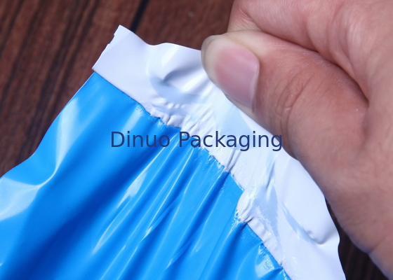 Blaue Mit-verdrängte Film-Werbung sackt Plastikumschläge für die feuchtigkeitsfeste Aufgabe ein