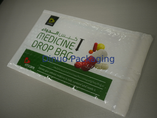 Stoßsicherer Polyblasen-Paket-Umschlag/füllte Verschiffen-Taschen 7,25" X8“ #CD auf