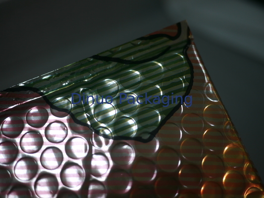 Bunte metallische Druckblase zeichnete Taschen-Größe 1/7,25"“ Blasenwerbungen des Feiertags X12