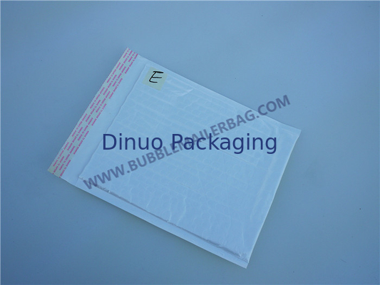 Weißes Kraftpapier-Blasen-Werbungen 45x210mm #C, kundenspezifische Blasen-Werbungs-Umschläge