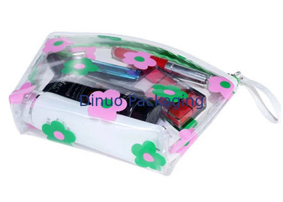 Coloreful Gewohnheit Druckpvc-Reißverschluss-Tasche, kosmetische Pauschalreisen-Tasche
