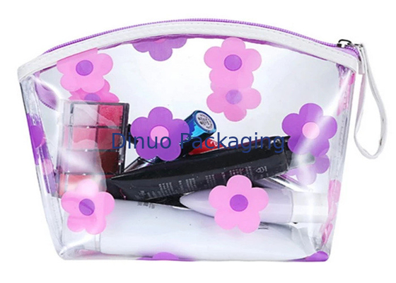 Coloreful Gewohnheit Druckpvc-Reißverschluss-Tasche, kosmetische Pauschalreisen-Tasche