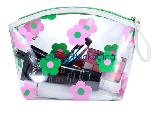 Coloreful Gewohnheit Druckpvc-Reißverschluss-Tasche, kosmetische Pauschalreisen-Tasche