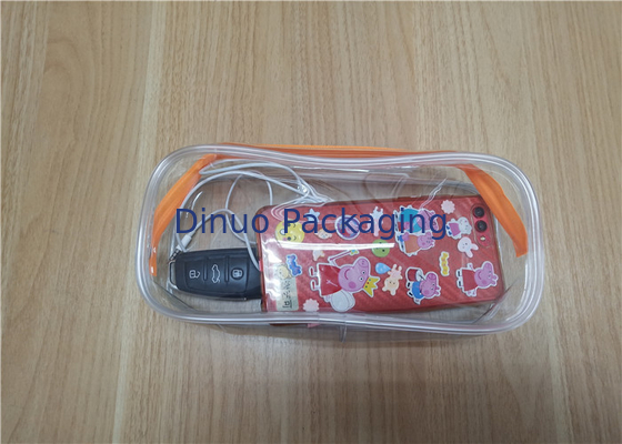 Fördernde wiederverwendbare Plastiktaschen PVCs mit Reißverschluss für das Verpacken der täglichen Notwendigkeiten