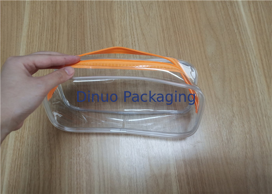 Fördernde wiederverwendbare Plastiktaschen PVCs mit Reißverschluss für das Verpacken der täglichen Notwendigkeiten