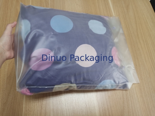 Klare Verpackentaschen PVCs mit Knopf für Kissen und vier Stück-Klagen-Paket