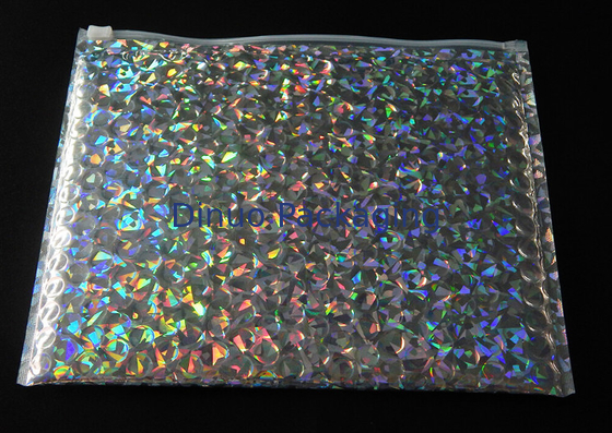 Wiederverschließbare 250x180mm glänzende ganz eigenhändig geschriebe Schieber-Reißverschlussblasentasche, Blase für das Verpacken