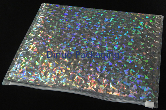 220x160mm glänzende ganz eigenhändig geschriebe Blasen-Umschlag-Werbungen mit Reißverschluss-kosmetischer Blasen-Augenblick-Tasche