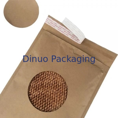 Zelluläres geformtes Kraftpapier runzelte Umschläge auffüllte Bienenwaben-Papier für Verschiffen
